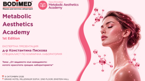 МДЛ „Бодимед“ участва в първото издание на Metabolic Aesthetics Academy – 6 октомври в гр.София