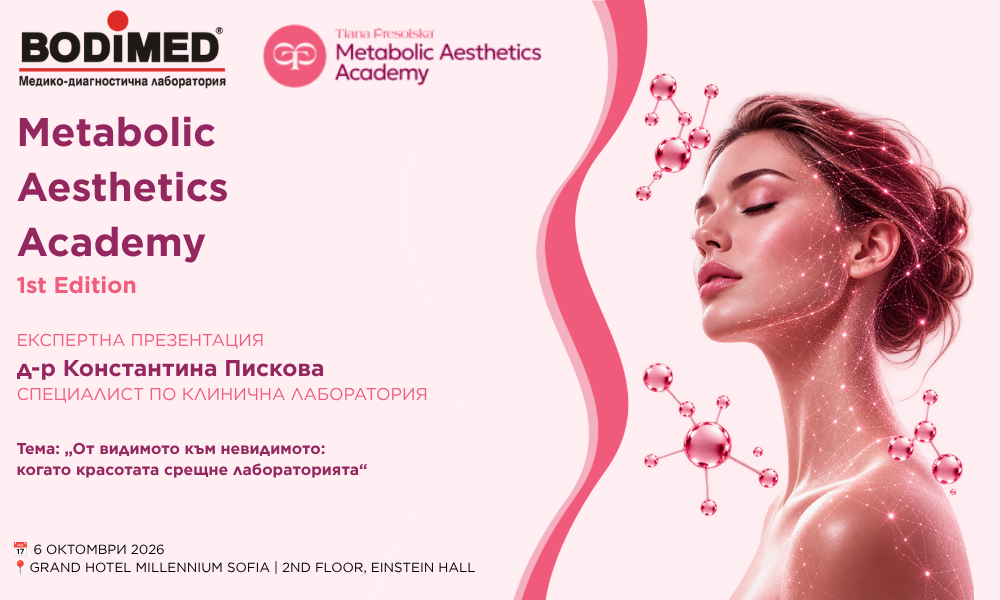МДЛ „Бодимед“ участва в първото издание на Metabolic Aesthetics Academy – 6 октомври в гр.София